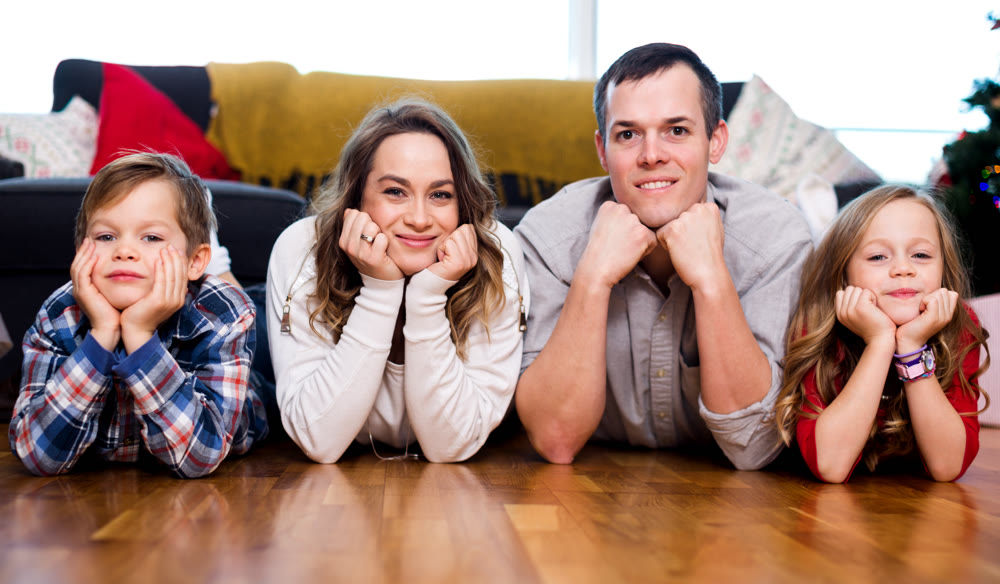 Family members spending quality time together