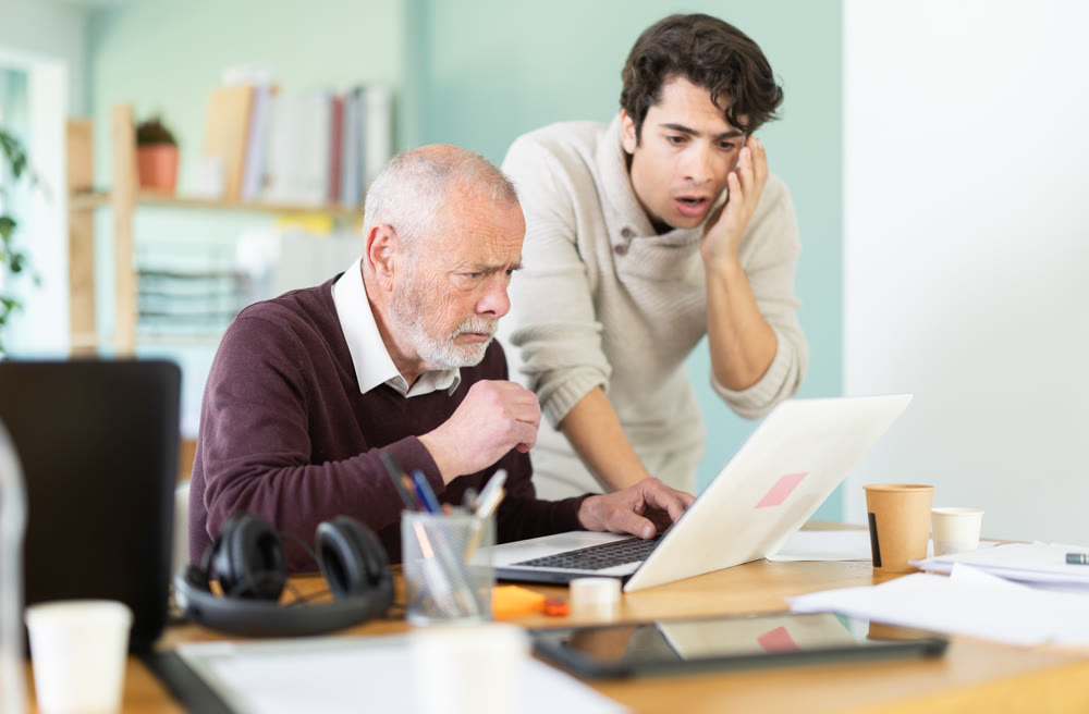 Frustrated managers grapple with business failure