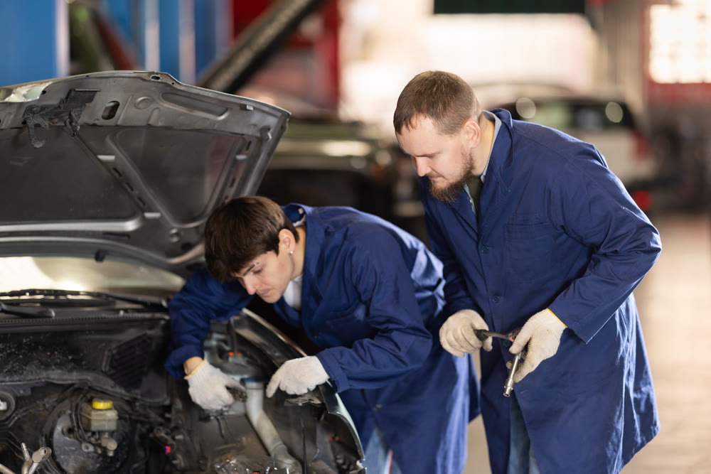 Mechanics to fix the car