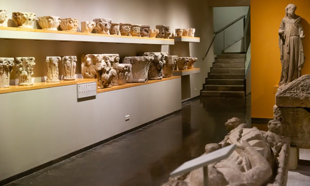 Museum of Frederic Mares in Barcelona. Sculpture collection - gothic, middle ages