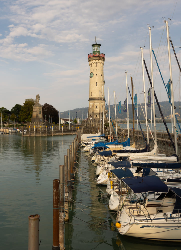 Historic town of Lindau, in state of Bavaria, Germany