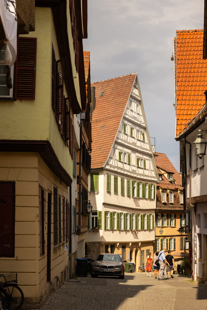 Winding pedestrian street, Germany, Tubingen