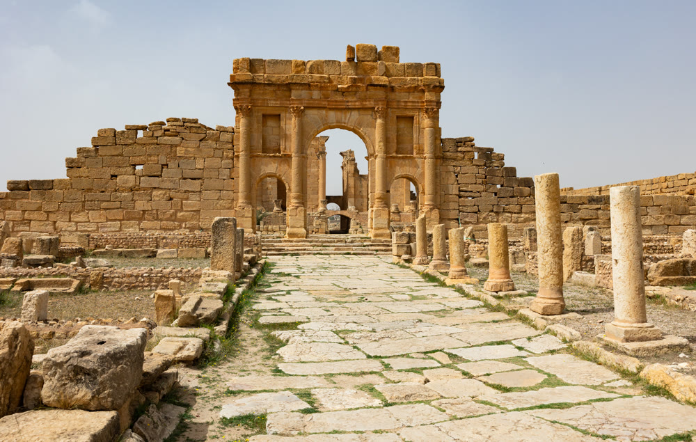 Arch of Antoninus Pius in Subaytilah, Tunisia