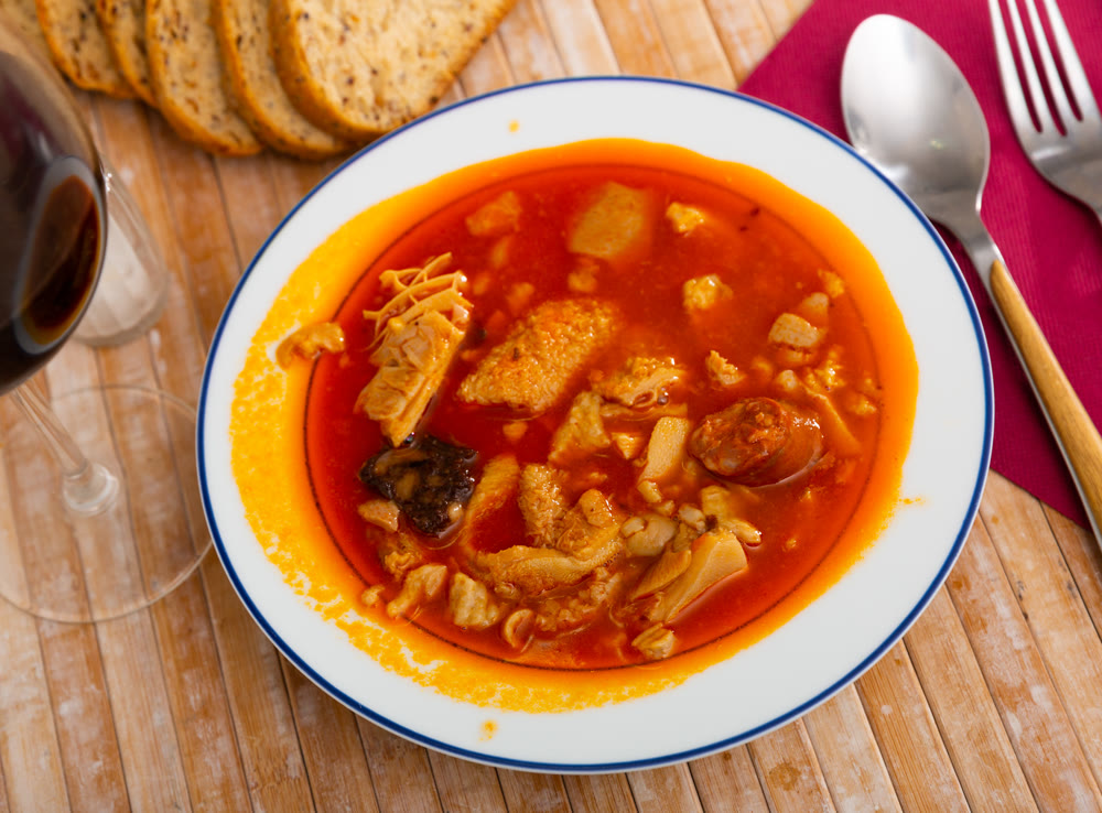 Stewed Madrilenian tripe Callos a la madrilena