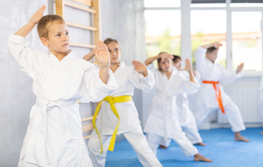Kids are dedicated to their martial arts