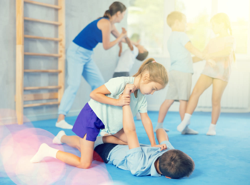 practice grabbing their opponent's arms
