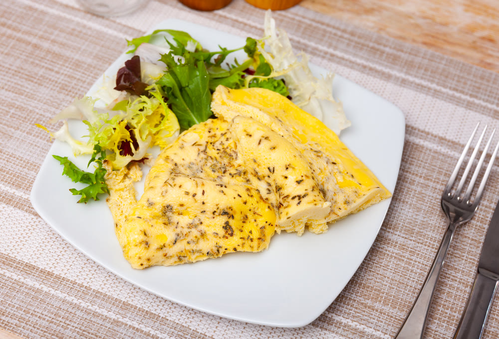 National French dish is an omelet