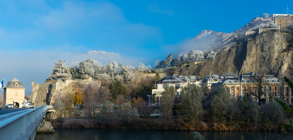 Bastille hill, Grenoble, France