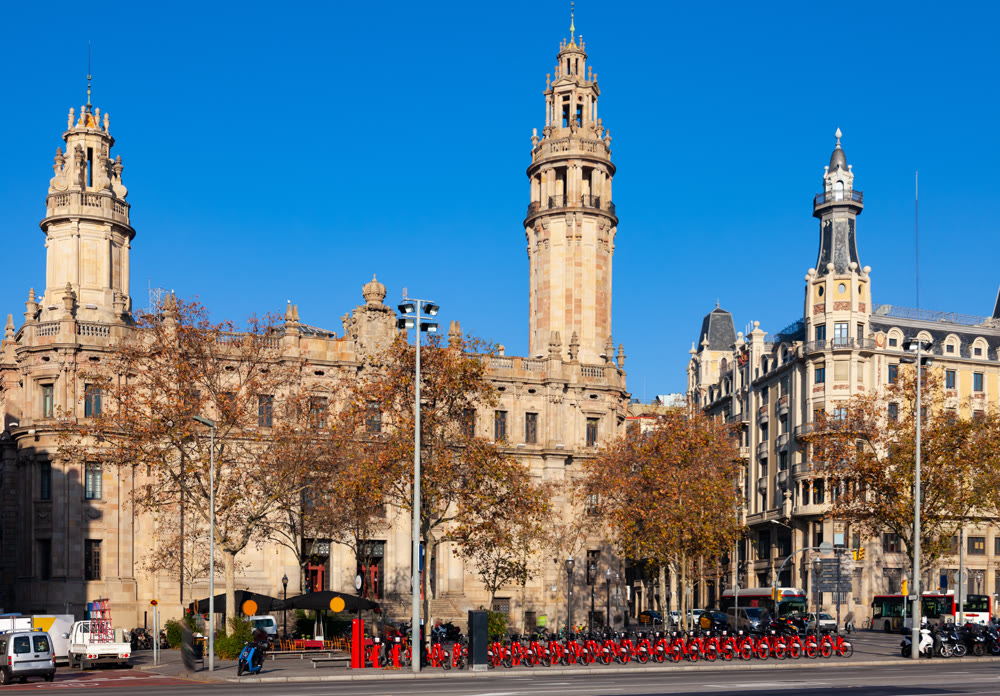Central Post Office of Barcelona, Spain