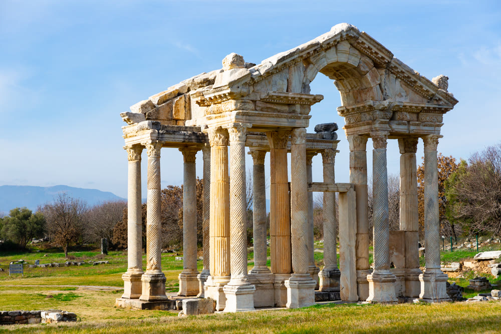 Tetrapylon in Aphrodisias, Turkey.